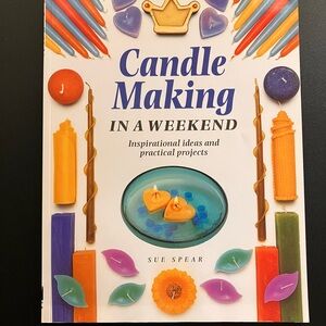 Candle Making Book Instructional How To Craft Project Inspiration Crafting Gifts
